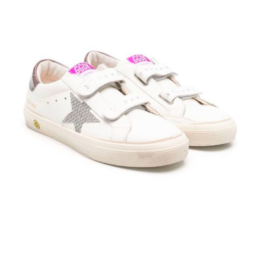 Golden Goose May School touch-strap sneakers